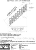 stair panel measuring guide