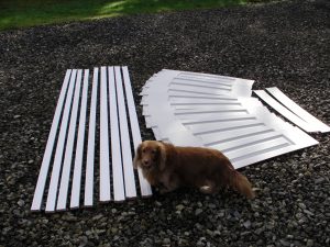 Hare Wall Stair Panelling kit with Smartie dog